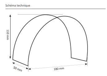 Ecarteur de laine de verre pour spot plafond 