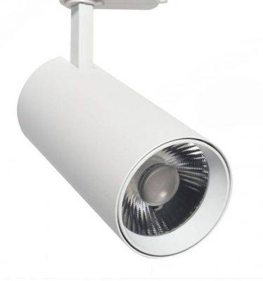 Projecteur LED sur triphasé 40W-38W-36W-34W-32W-28W-26W CCT puissance réglable:Modèle BAYA 
