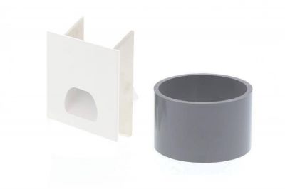 Spot Encastré mural blanc ou noir led intégrée pour éclairer une montée d'escalier ou un couloir