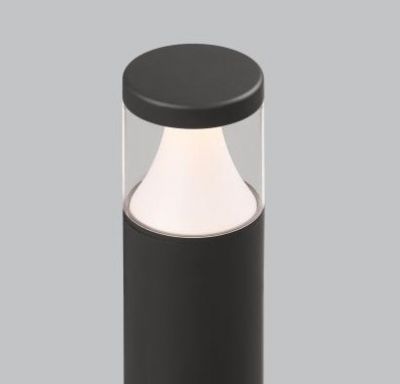 Borne éclairage puissant pour éclairer un espace extérieur, terrasse, jardin et allées : Modèle Brisk Led